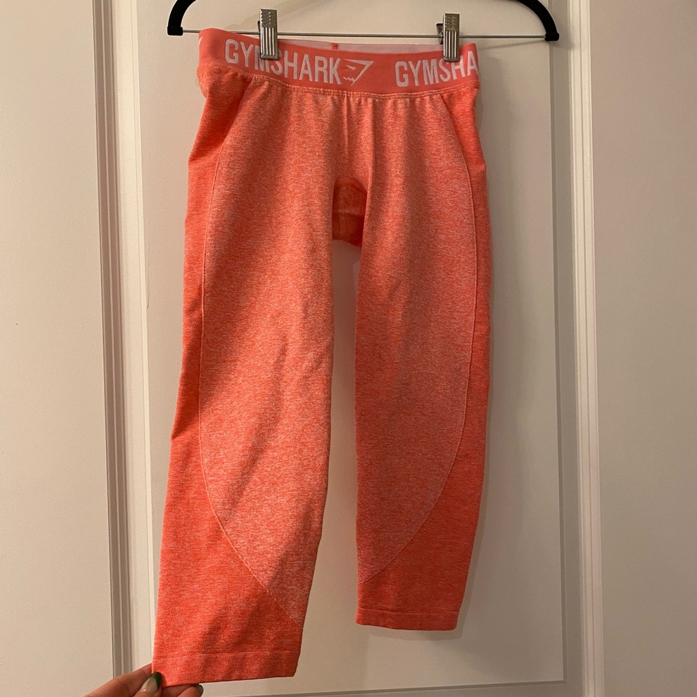 Gymshark Flex Crop - Peach Small